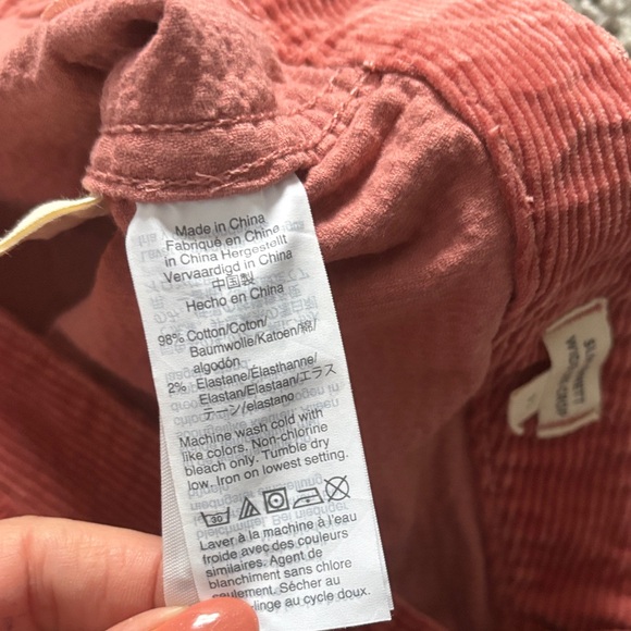 Madewell Slim Emmet Wide Leg Corduroy Crop Pants - Picture 8 of 16